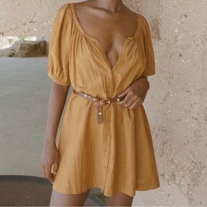 Shop Doen Josette dress in willow NWOT
